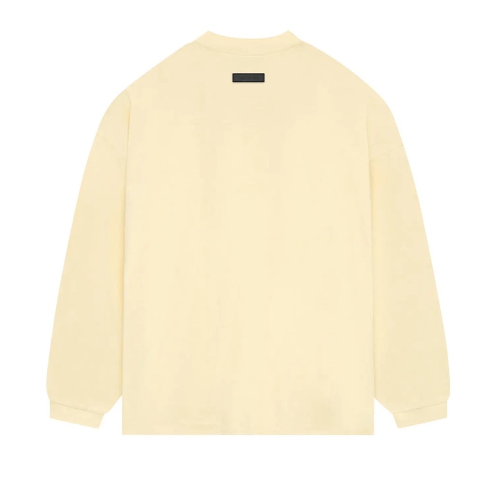 Essentials fear of god men’s long sleeve shirt golden yellow NEW with tags